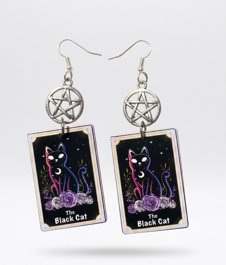 Aretes Black Cat