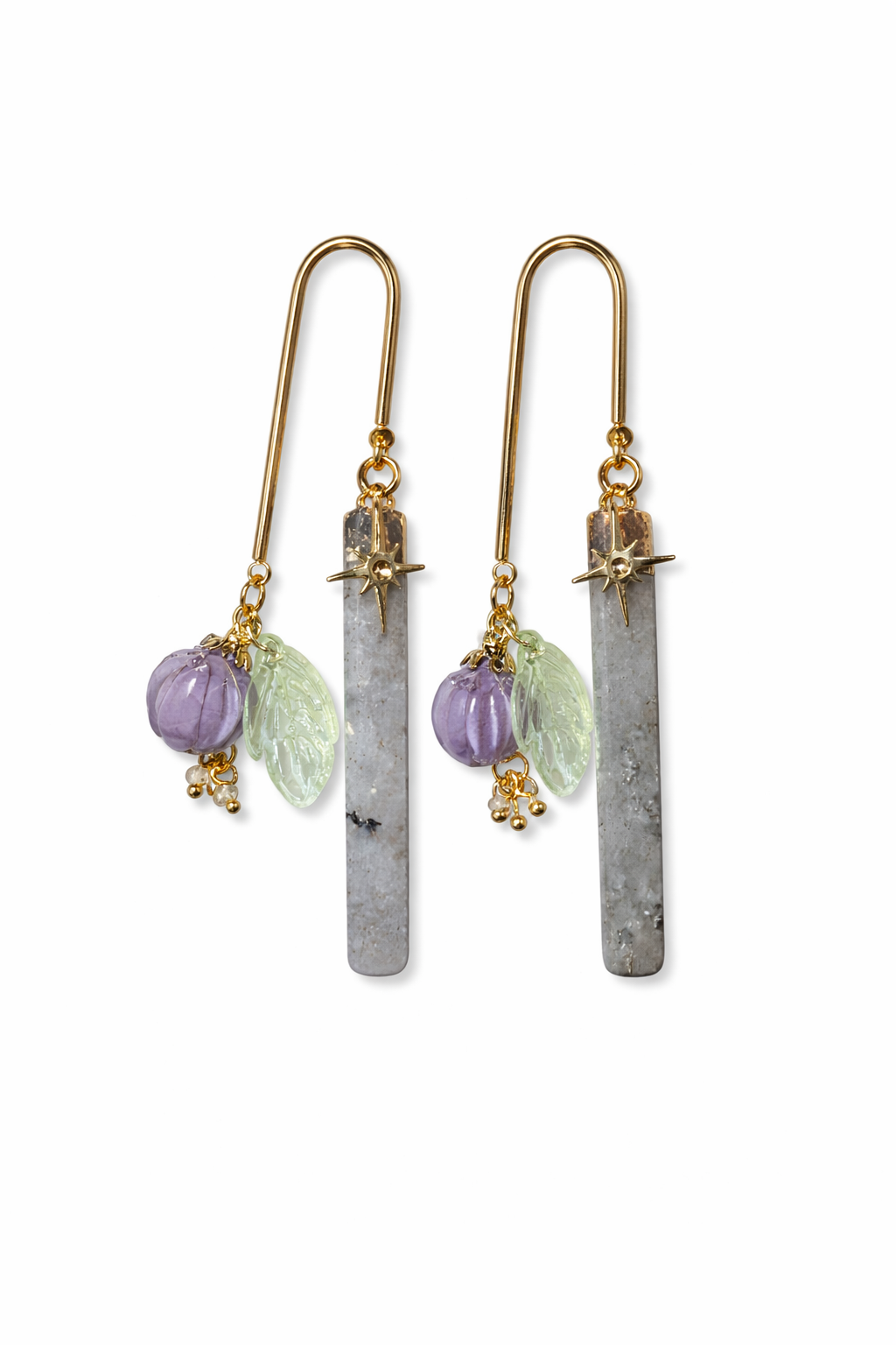 Aretes Ostara Labradorita