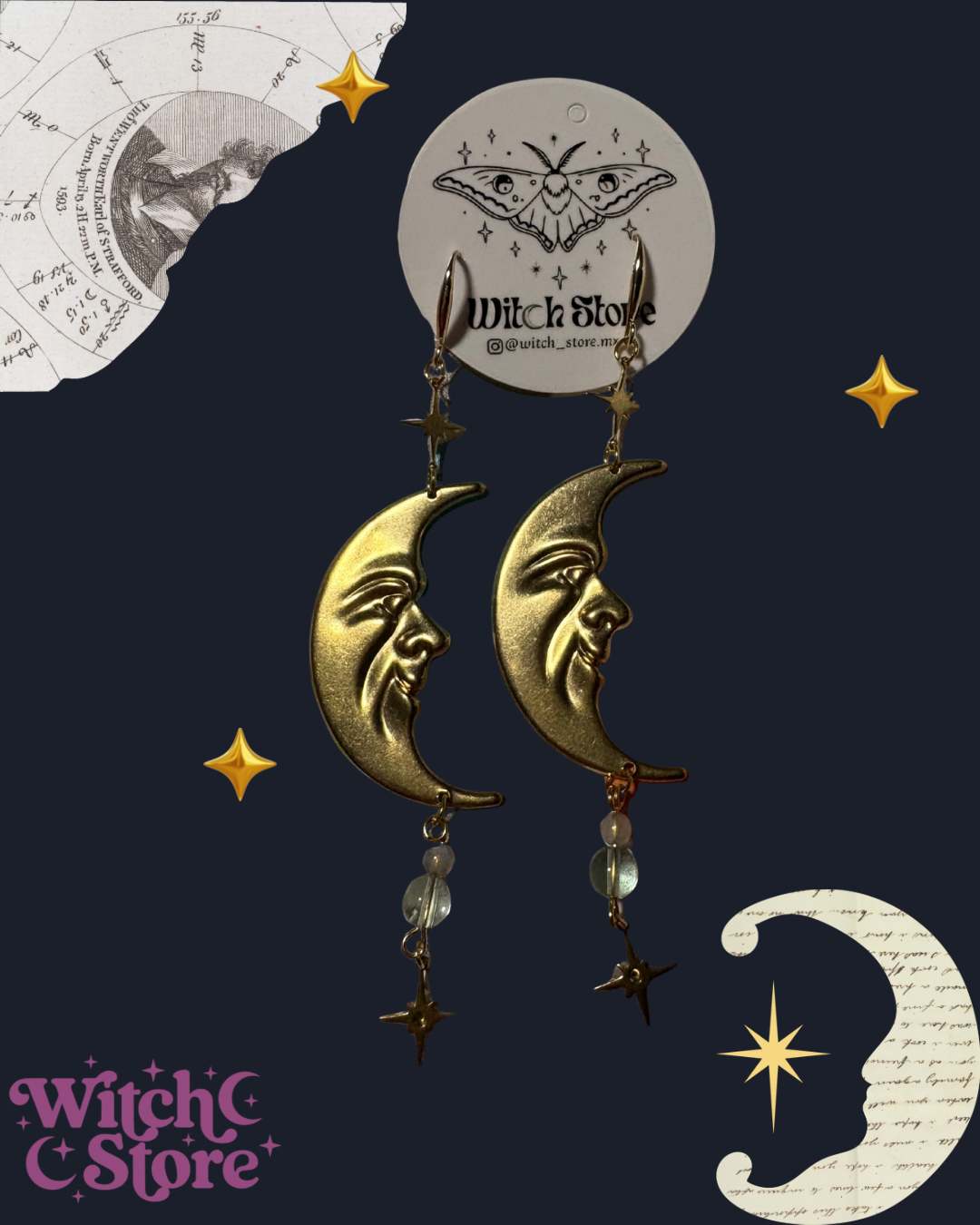 Aretes Whimsical Flourita