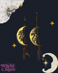 Aretes Whimsical Moon