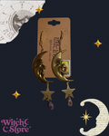 Aretes Whimsical Moon Amatista